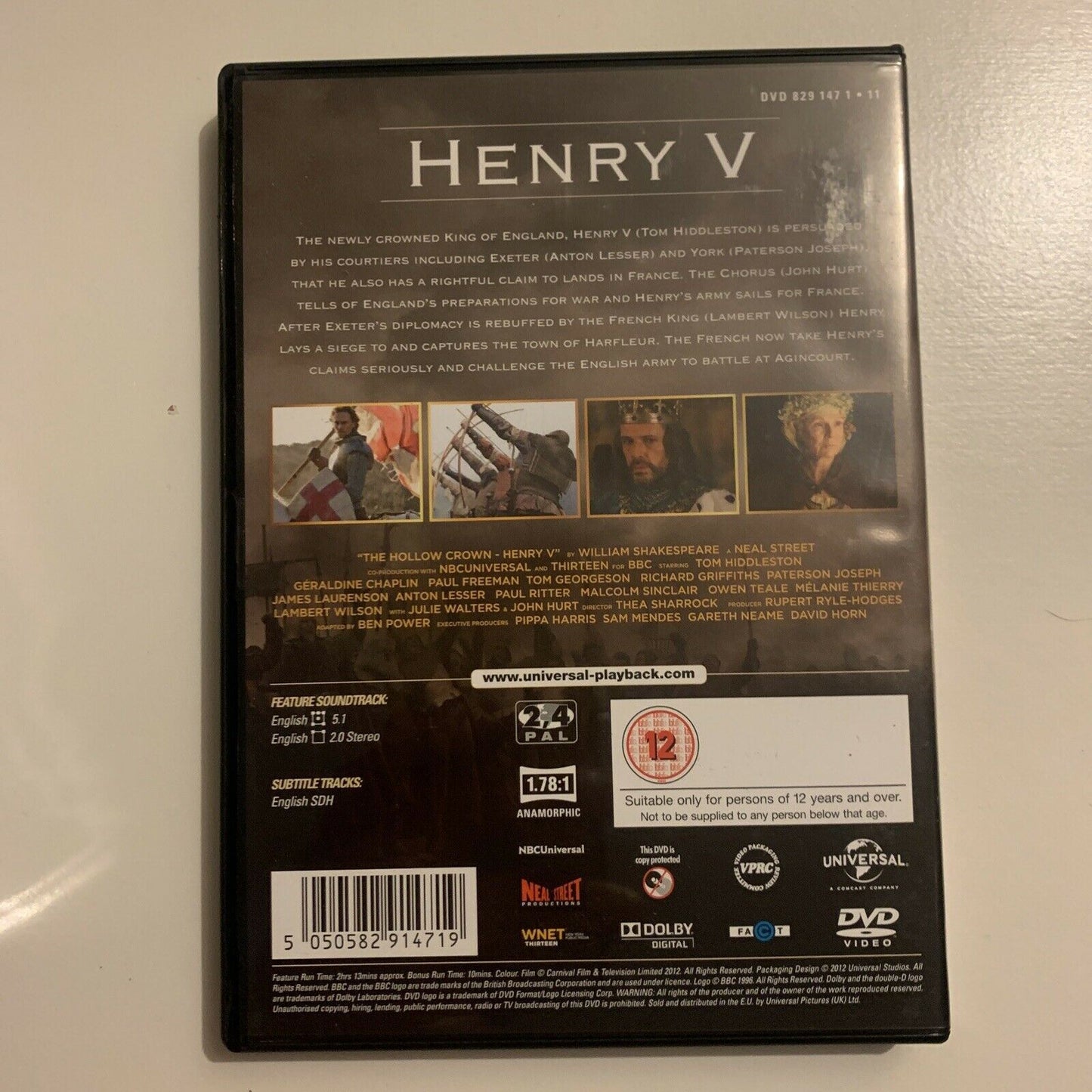 The Hollow Crown -  Series 1 - TV Mini Series  (DVD, 2012, 4-Disc) Region 4&2