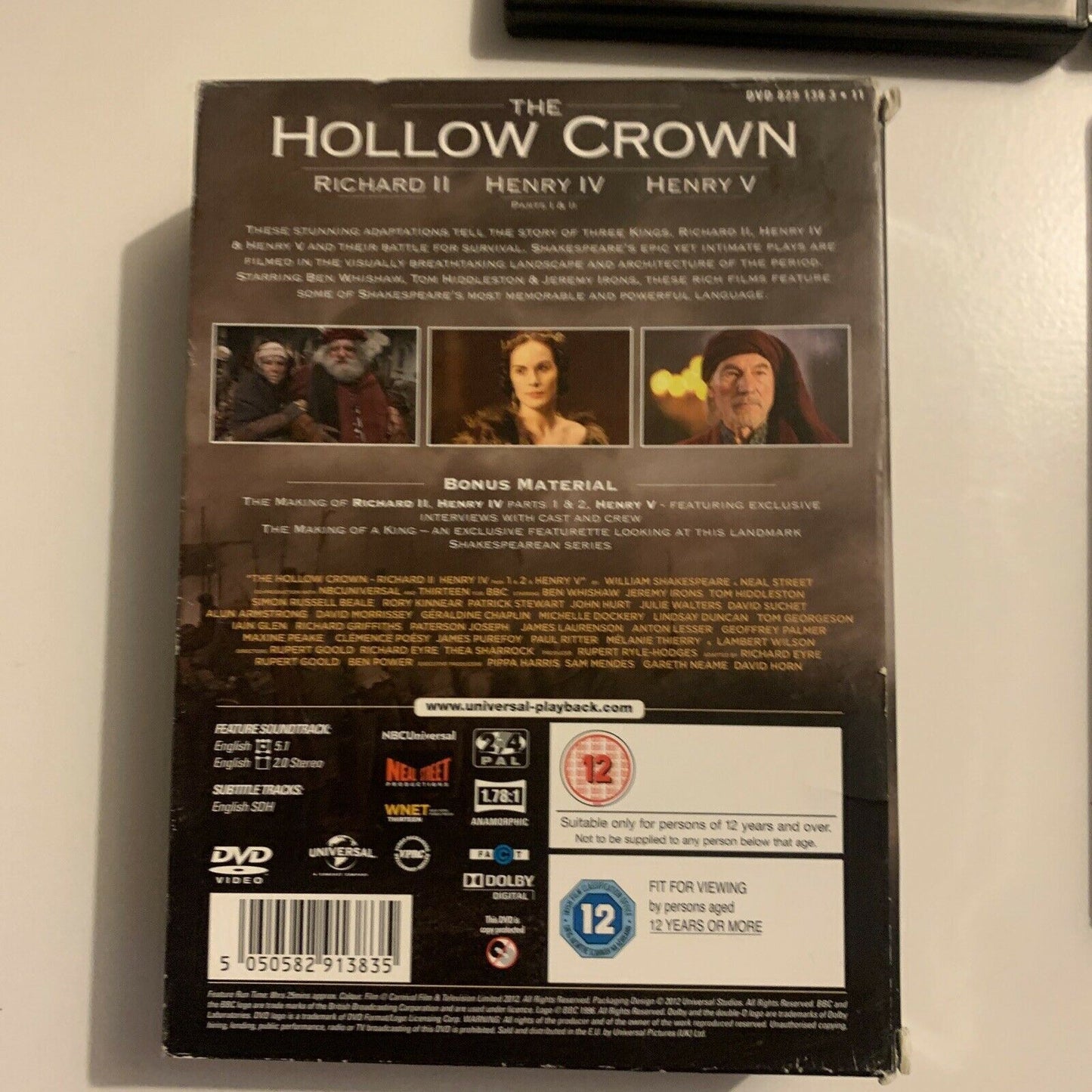 The Hollow Crown -  Series 1 - TV Mini Series  (DVD, 2012, 4-Disc) Region 4&2