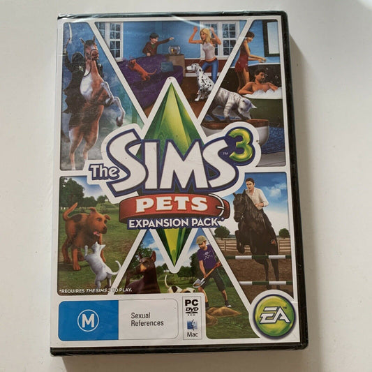 *New Sealed* The Sims 3 - Pets Expansion Pack - PC Game