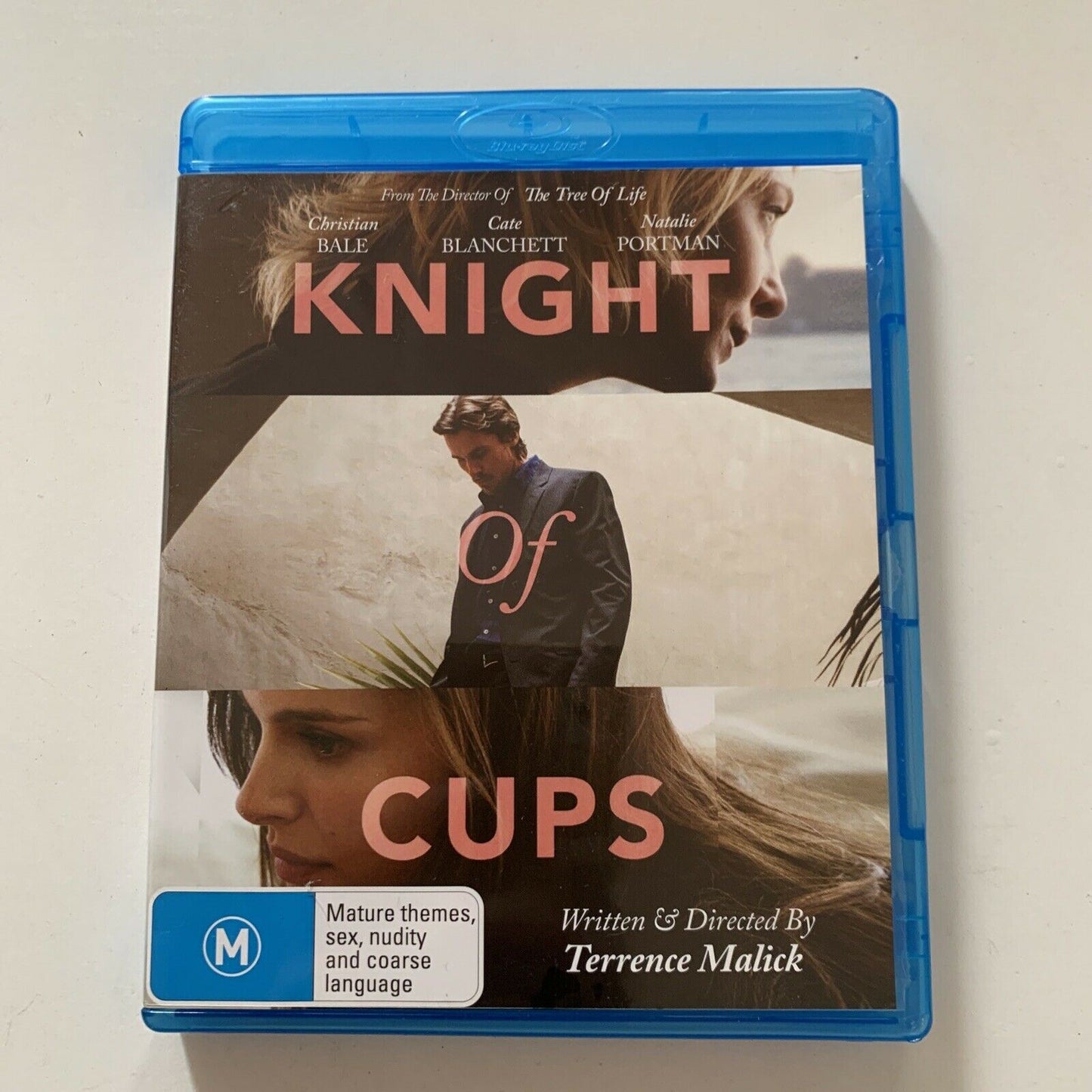 Knight Of Cups (Bluray, 2014) Christian Bale, Cate Blanchett. Region B
