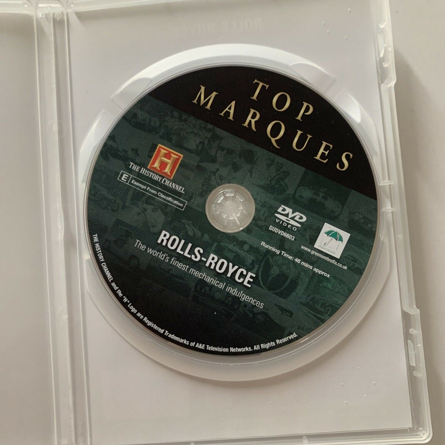 The History Channel: Top Marques: Rolls Royce (DVD) All Regions