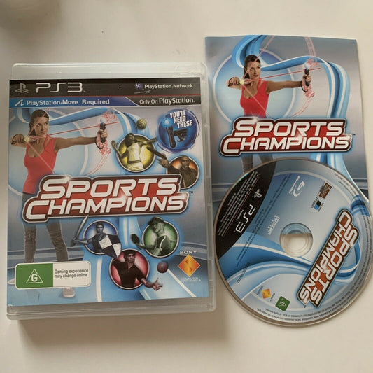 Sports Champions - Playstation PS3 Game - Complete with Manual