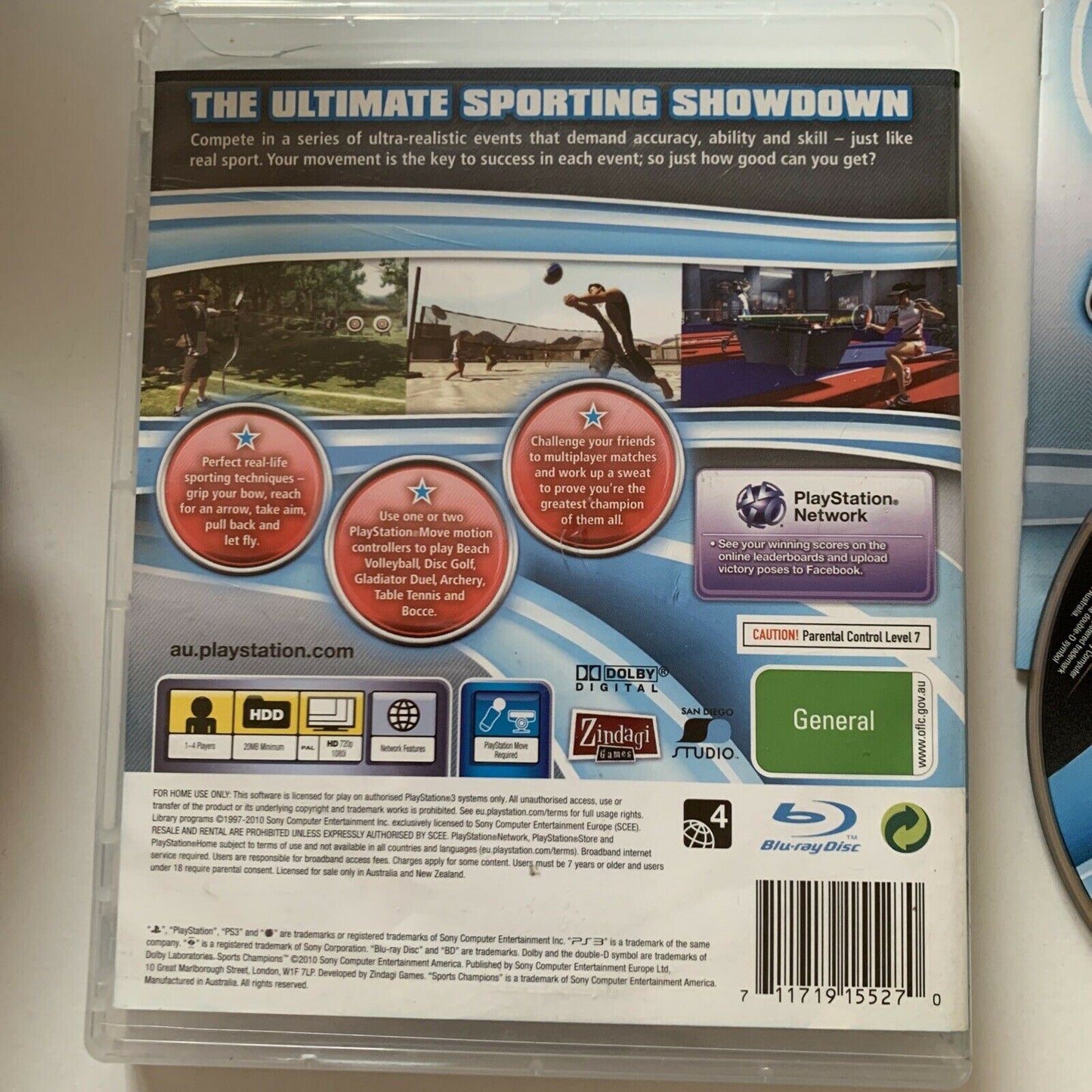 Sports Champions - Playstation PS3 Game - Complete with Manual