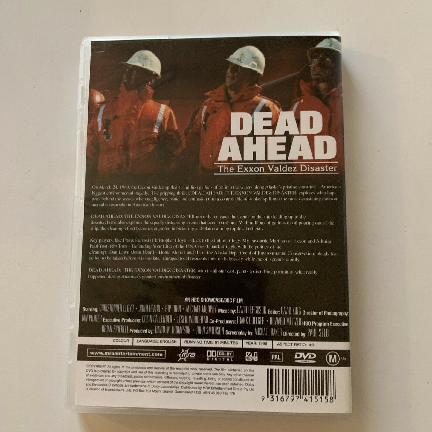 Dead Ahead: The Exxon Valdez Disaster (DVD, 1992) Region 4