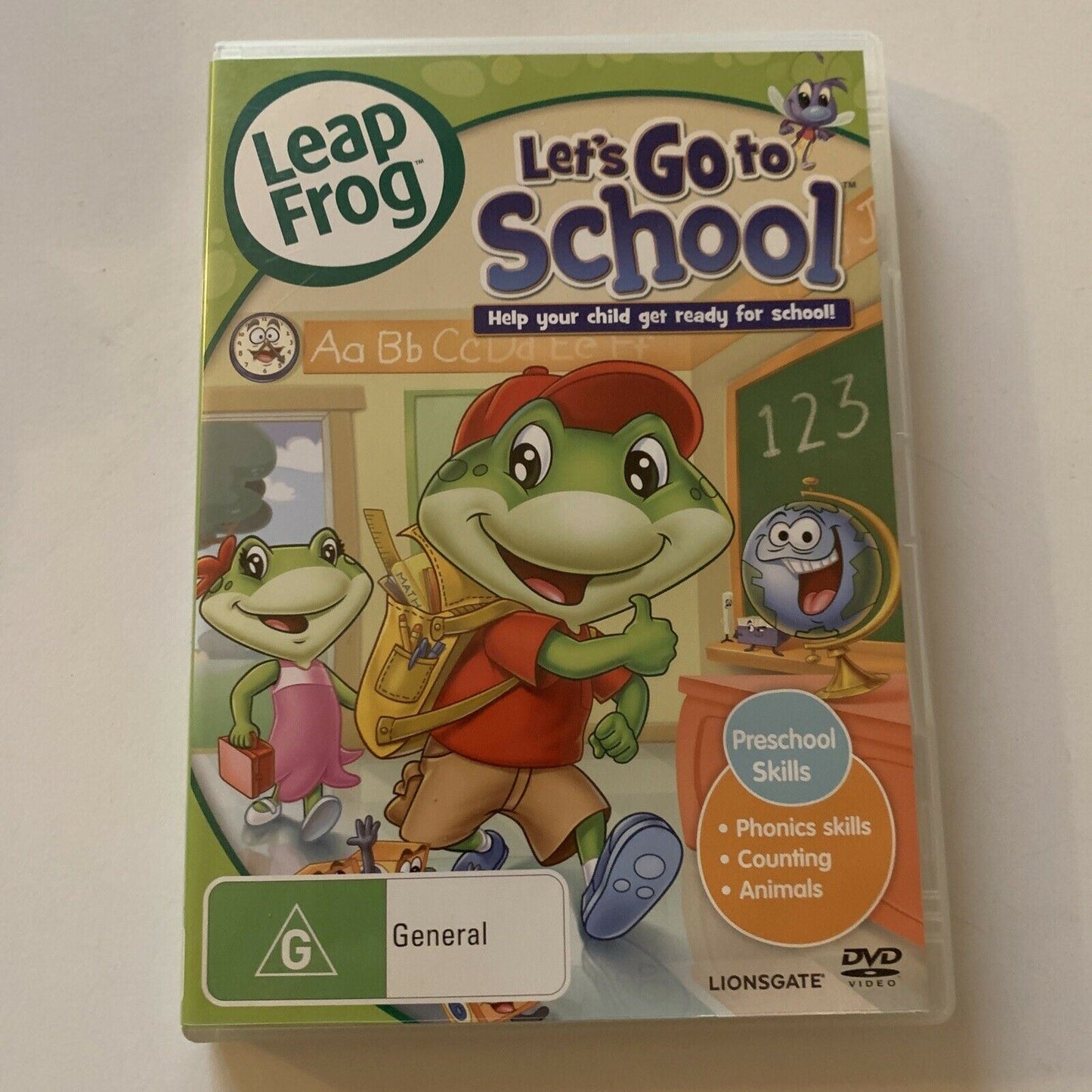 Leap Frog: Let's Go To School - Preschool Skills (DVD, 2009) Region 4