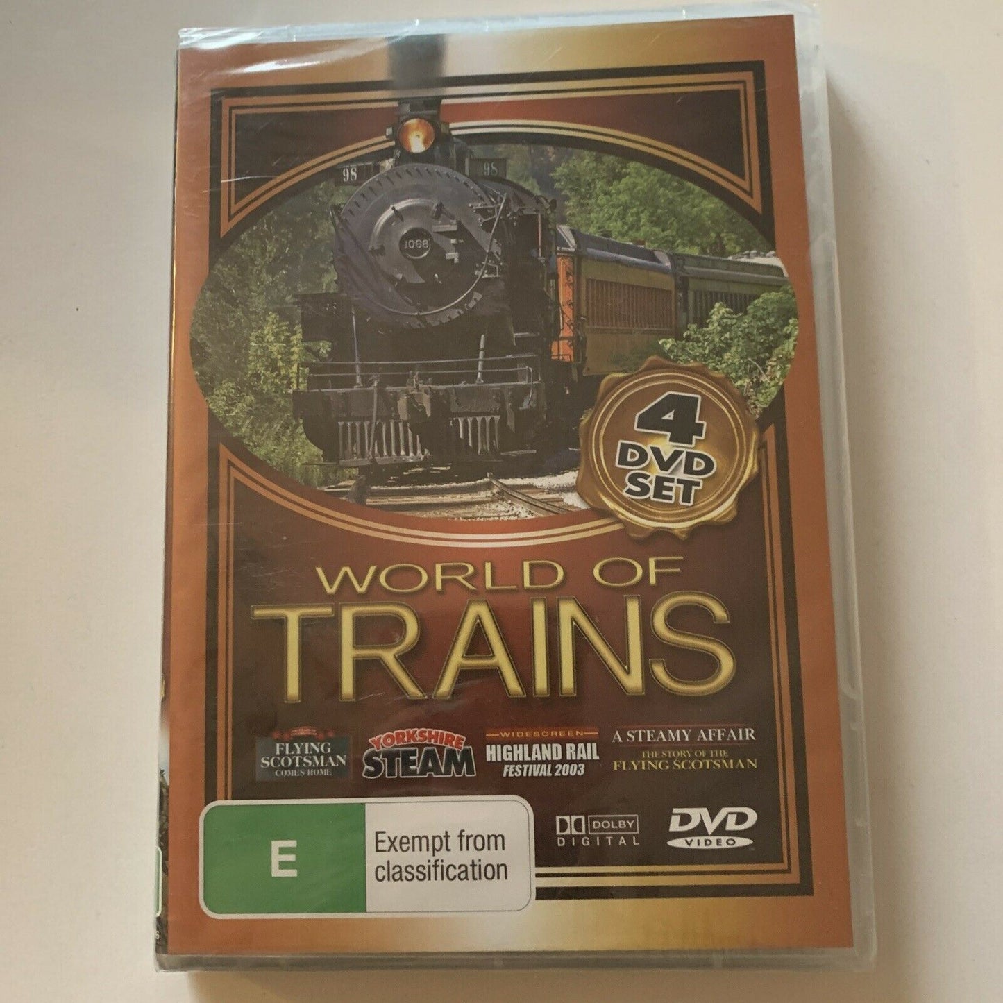 *New Sealed* World Of Trains (DVD, 4-Disc) All Regions