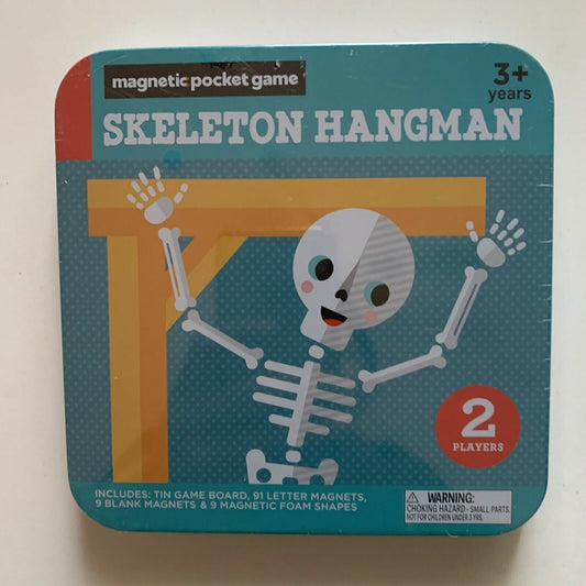 *New Sealed* Magnetic Pocket Game: Skeleton Hangman Game