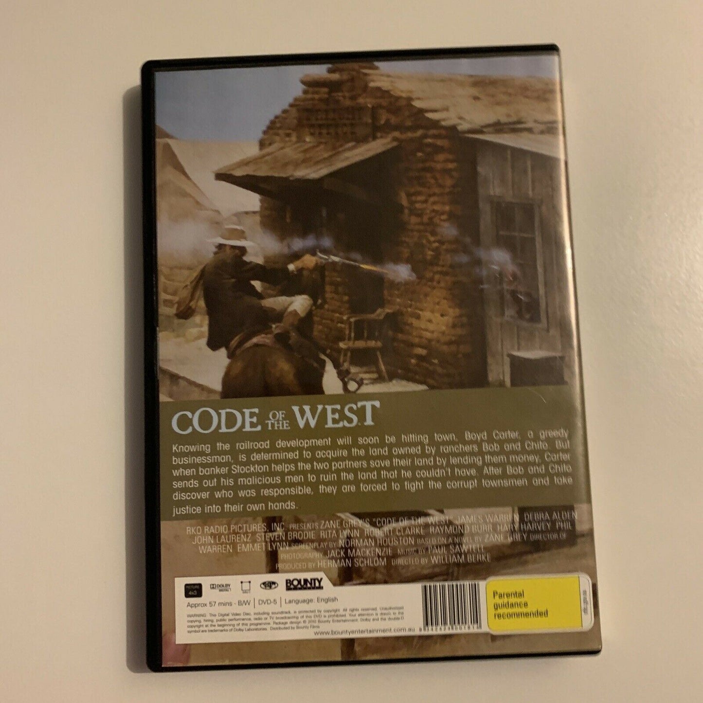 Code Of The West (DVD, 1947) James Warren, Debra Alden, John Laurenz