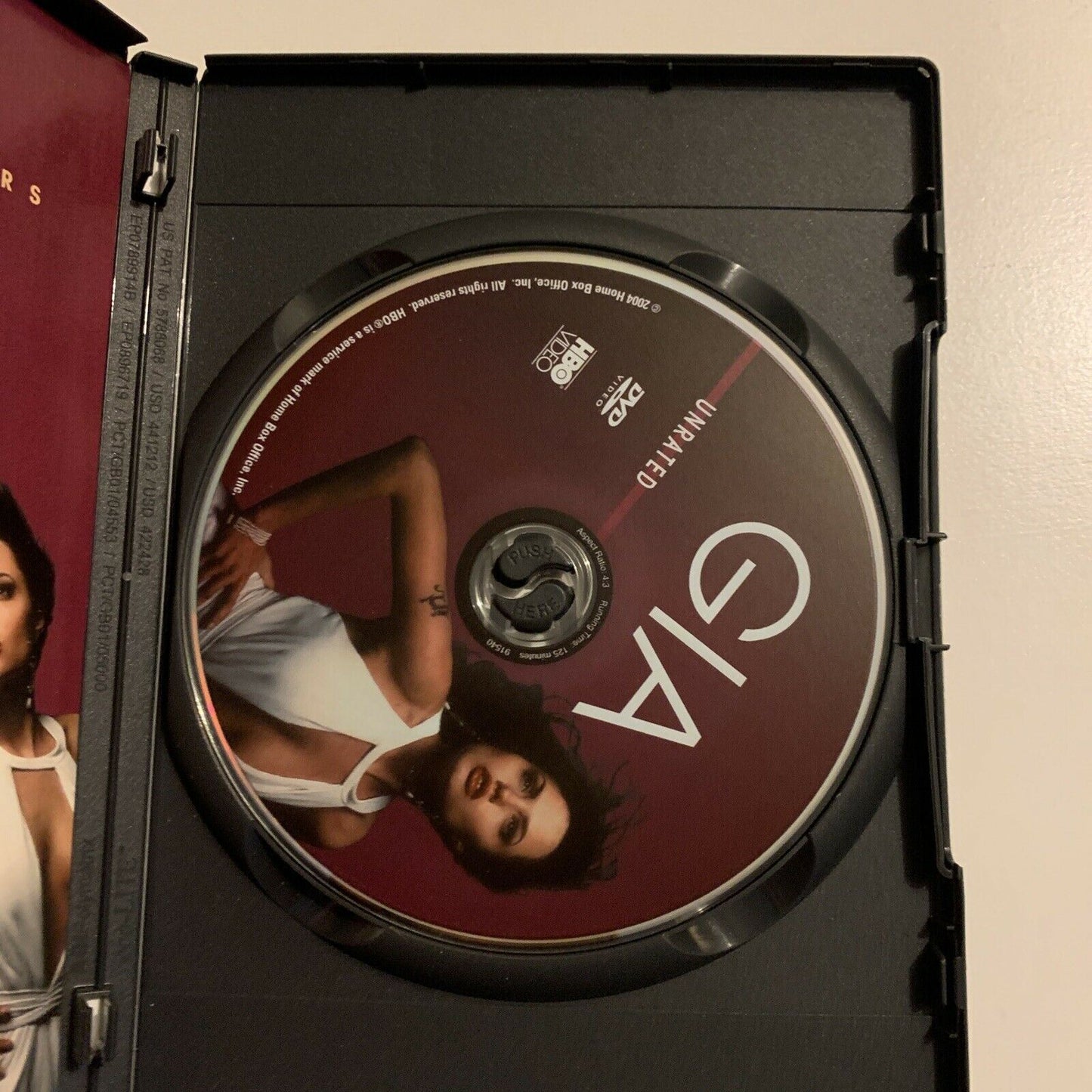 Gia Unrated (DVD, 1998) Angelina Jolie. Region 1