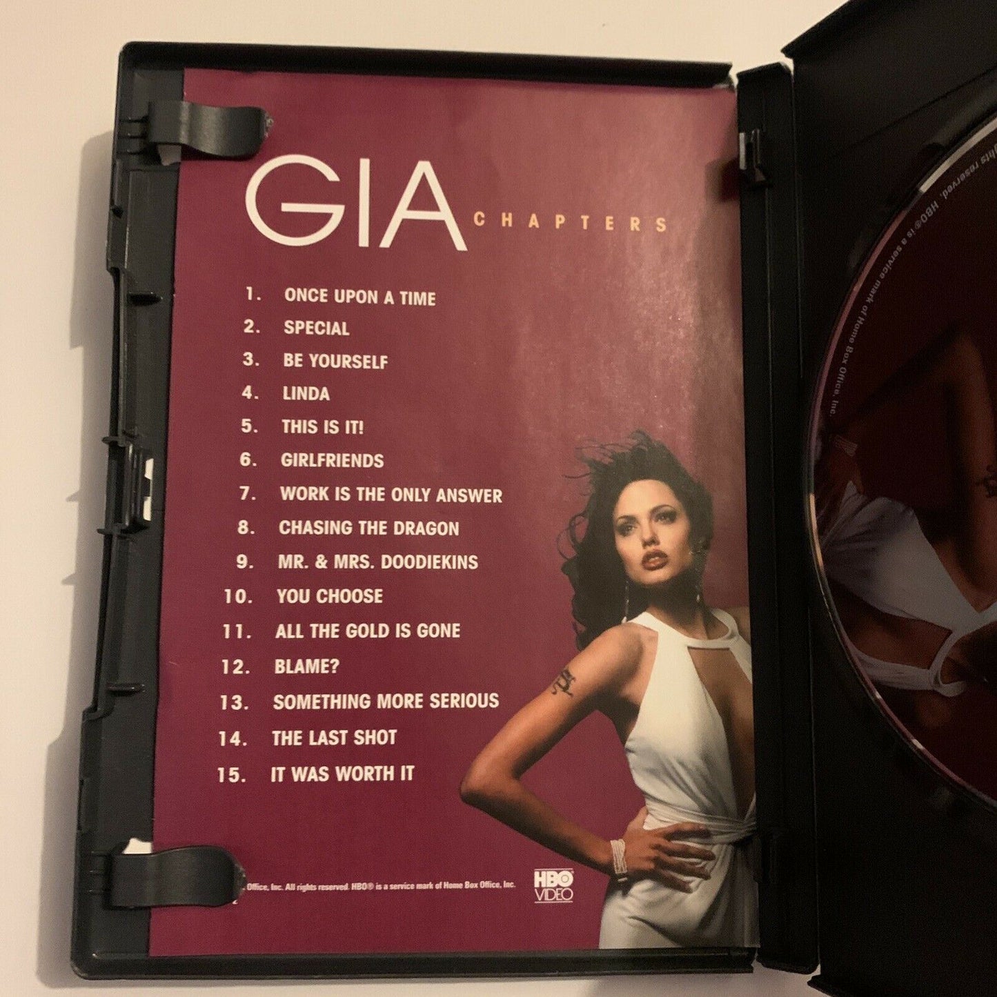 Gia Unrated (DVD, 1998) Angelina Jolie. Region 1