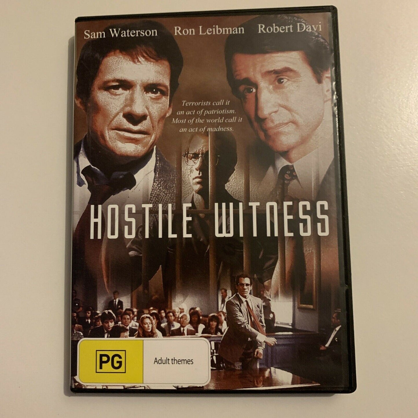 Hostile Witness (DVD, 1988) Sam Waterson, Robert Leibman, Robert Davi