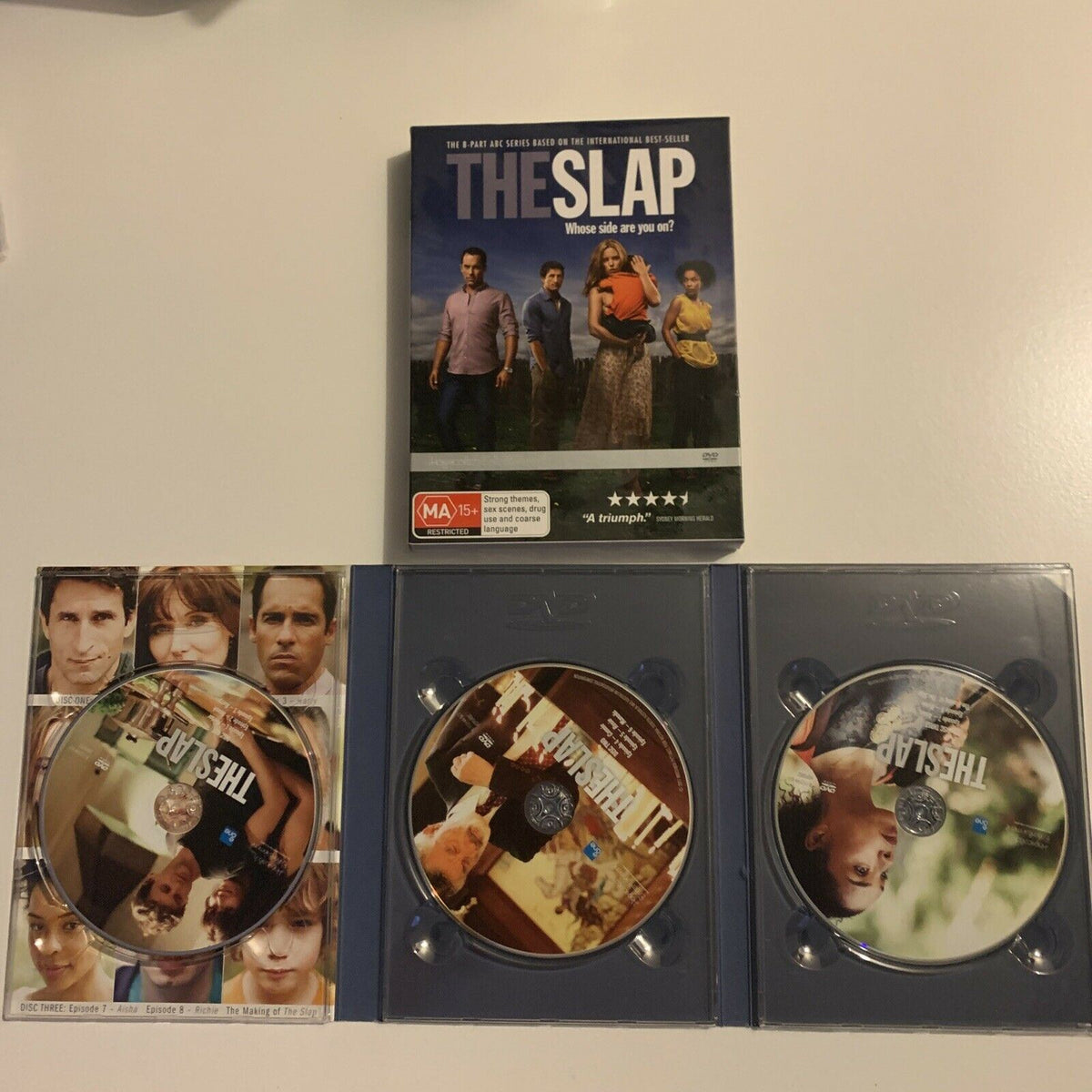 The Slap (DVD, 2011, 3-Disc) Melissa George, Jonathan LaPaglia. Region 4