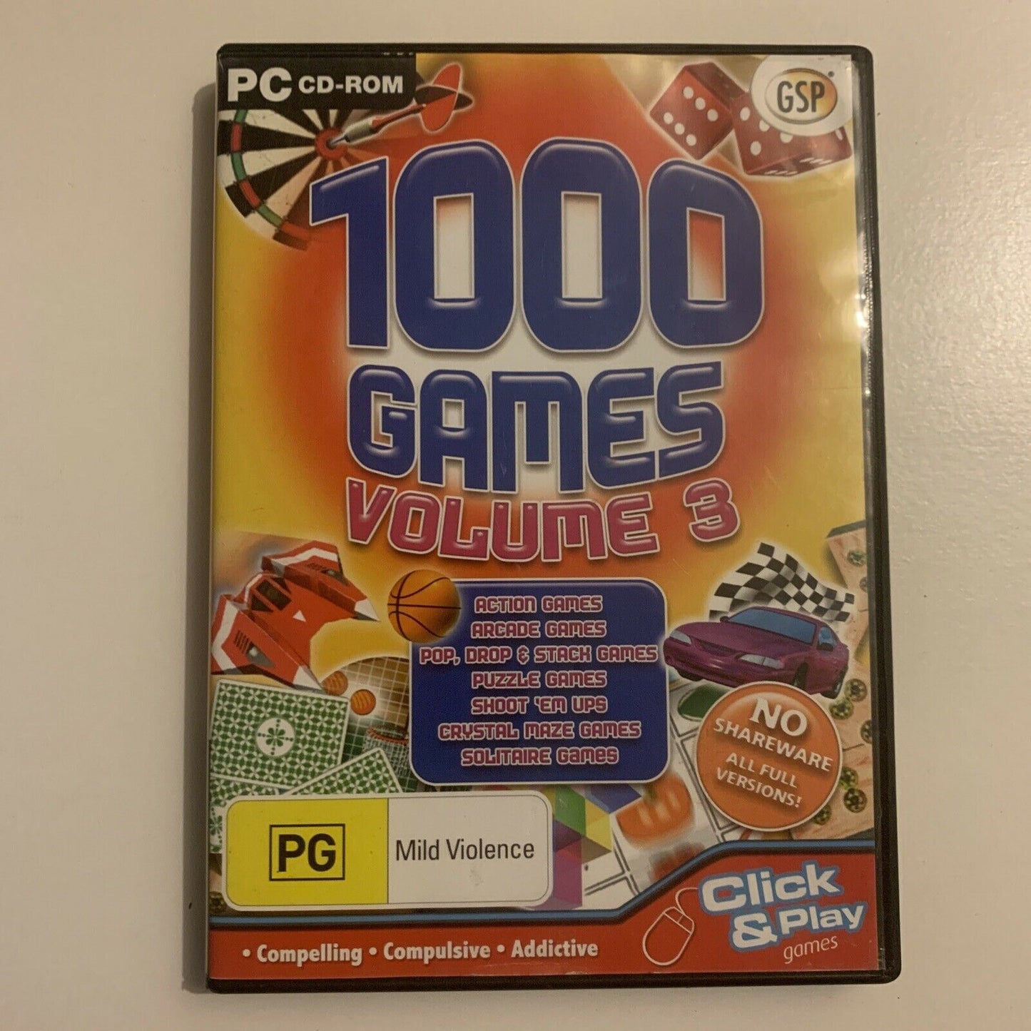 1000 Games Volume 3 PC CDROM