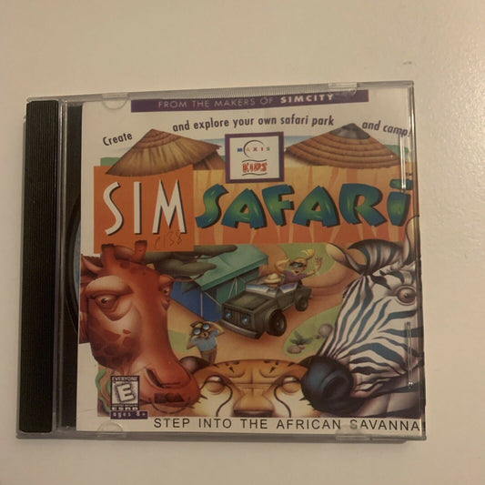 Sim Safari PC CDROM 1998 Simulation Game from Maxis