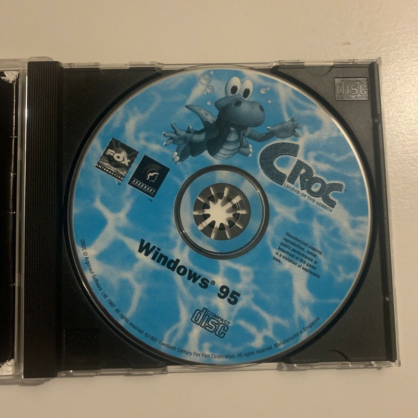 Croc - Legend Of The Gobbos PC CDROM 1997 Windows 95