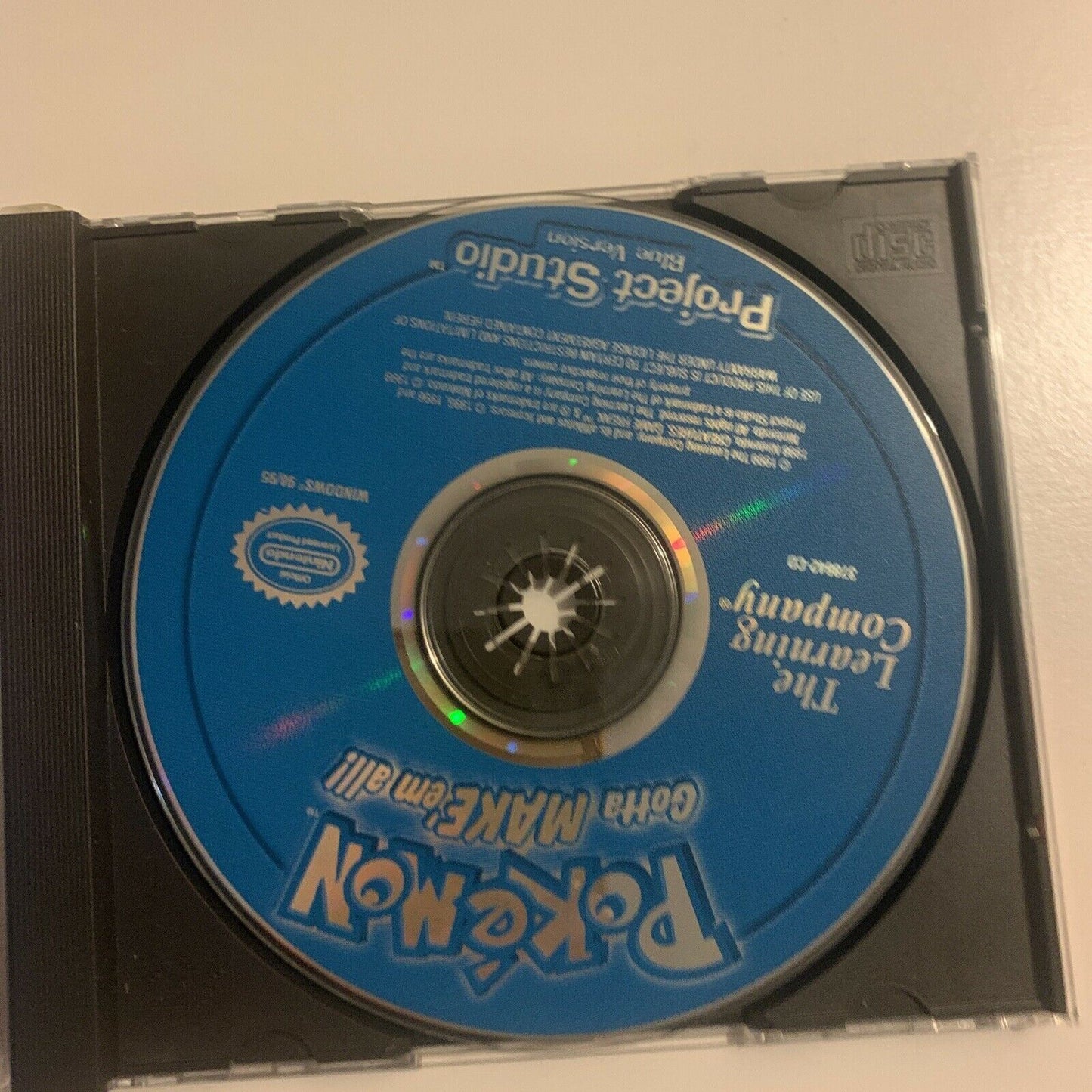 Pokémon: Project Studio - Blue Version PC CDROM 1999 Rare!!!