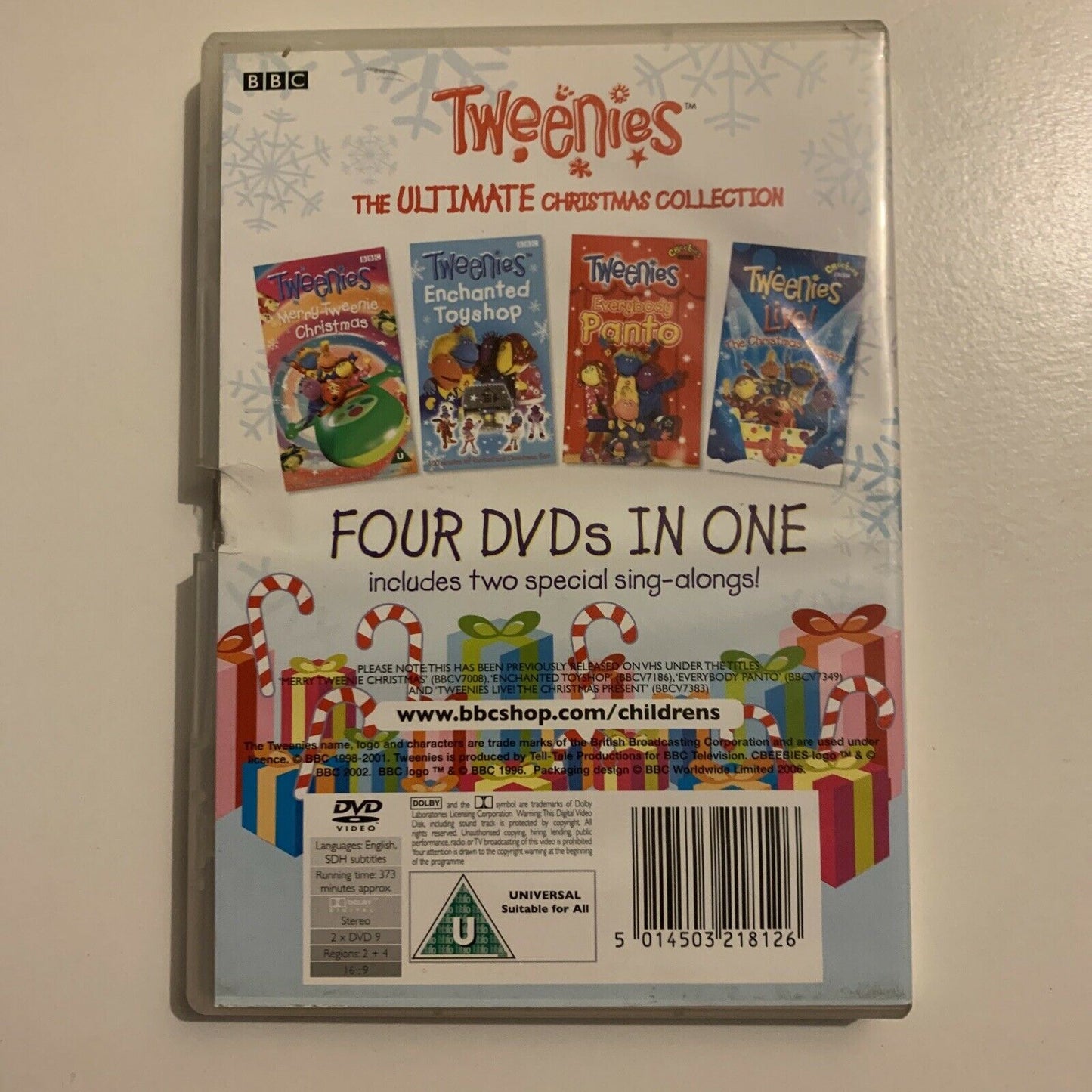 Tweenies - The Ultimate Christmas Collection (DVD, 2001, 2-Disc) BBC Region 4&2