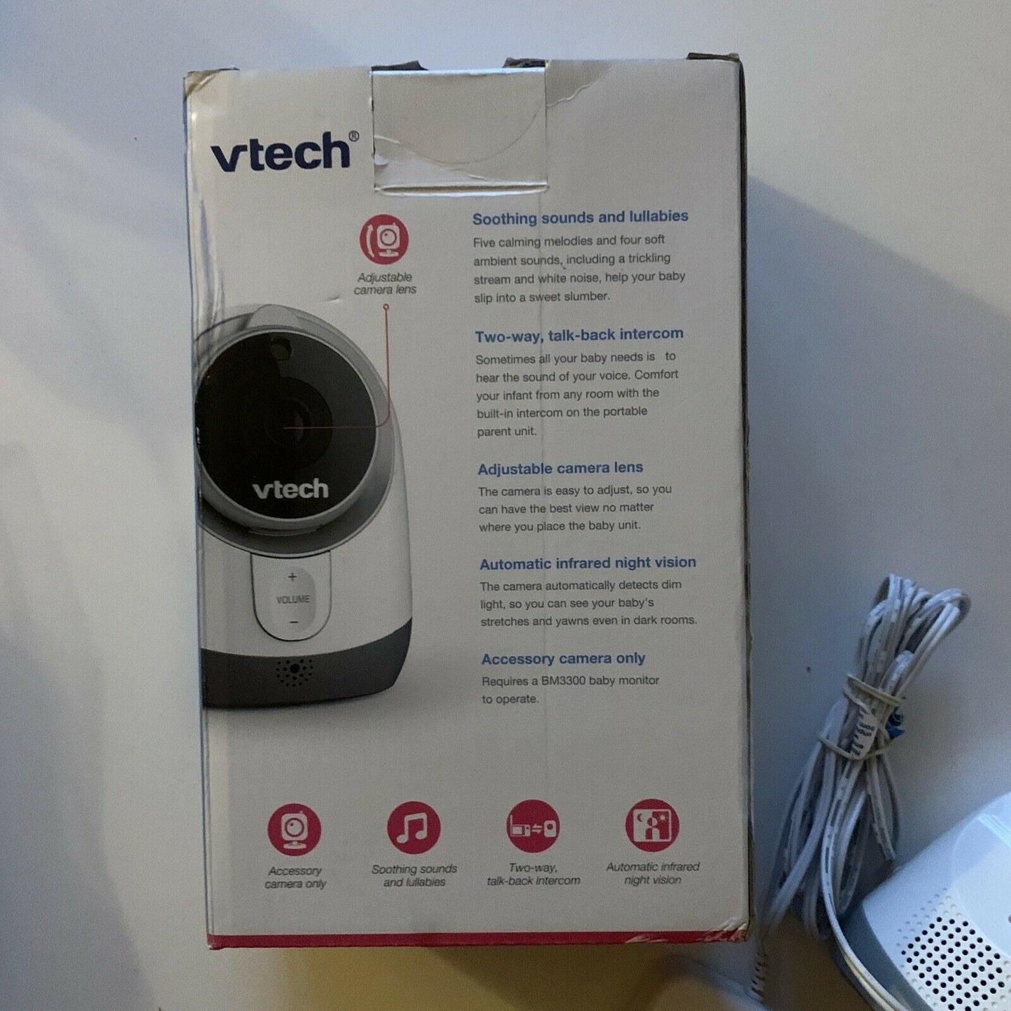 VTech Additional Camera - for BM3300 Baby Monitor *Camera Only*