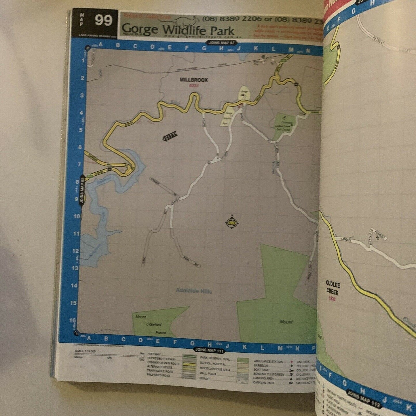 2007 UBD Adelaide And Surrounds Street Directory 45th Edition