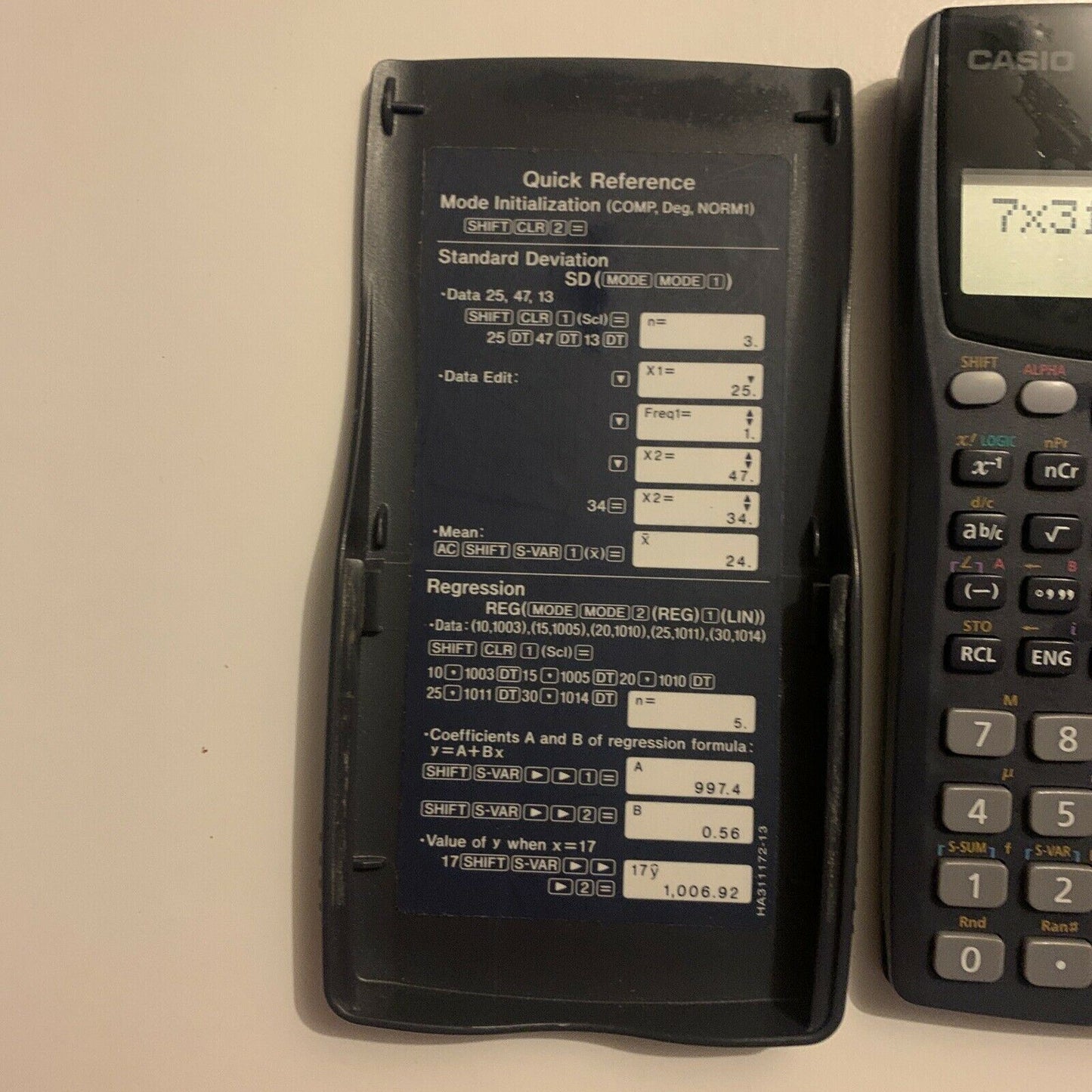 Casio Fx-100AU Scientific Calculator