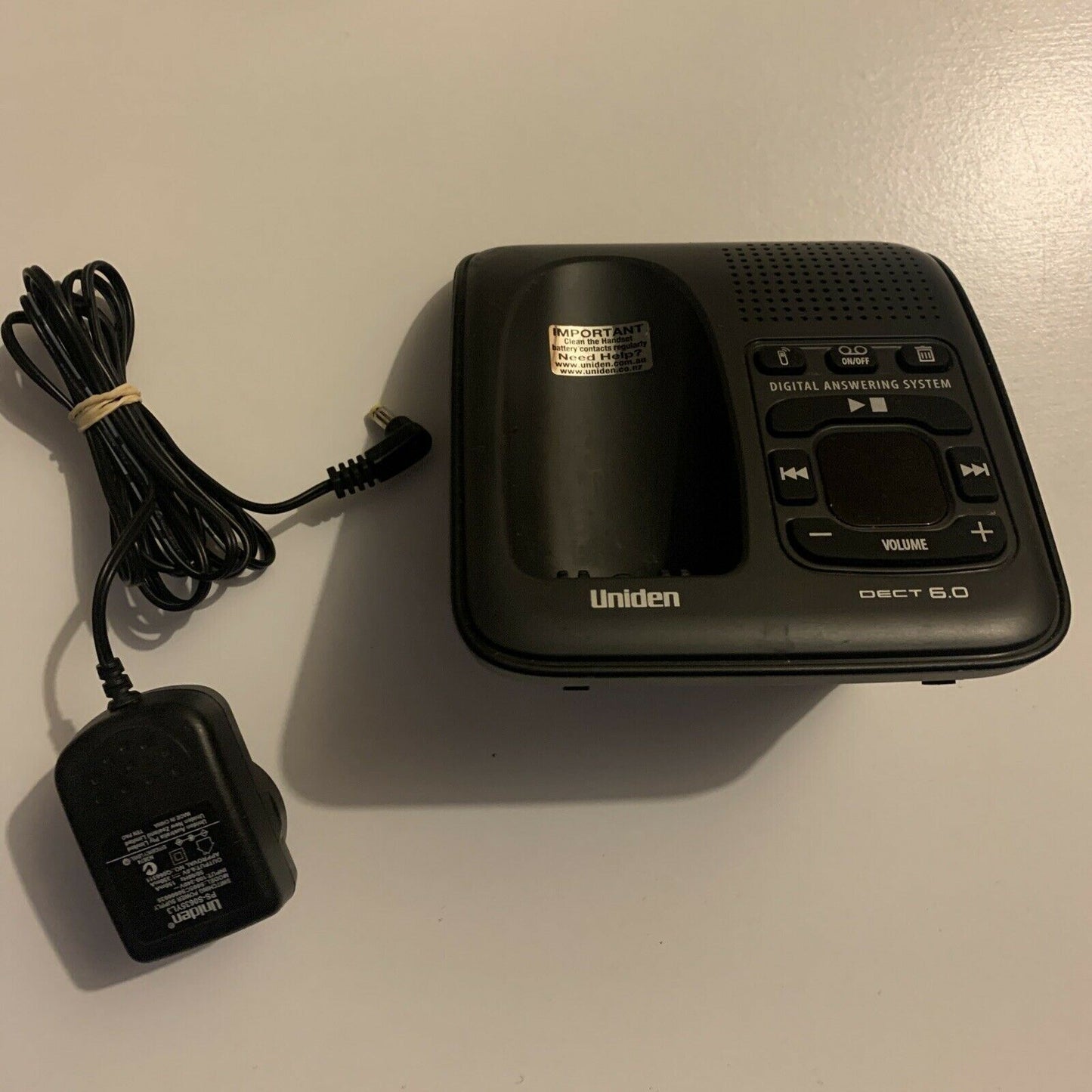 Uniden DECT1635 Phone Charger With PS-S0635YL3 Adapter *Charger & Adapter Only*