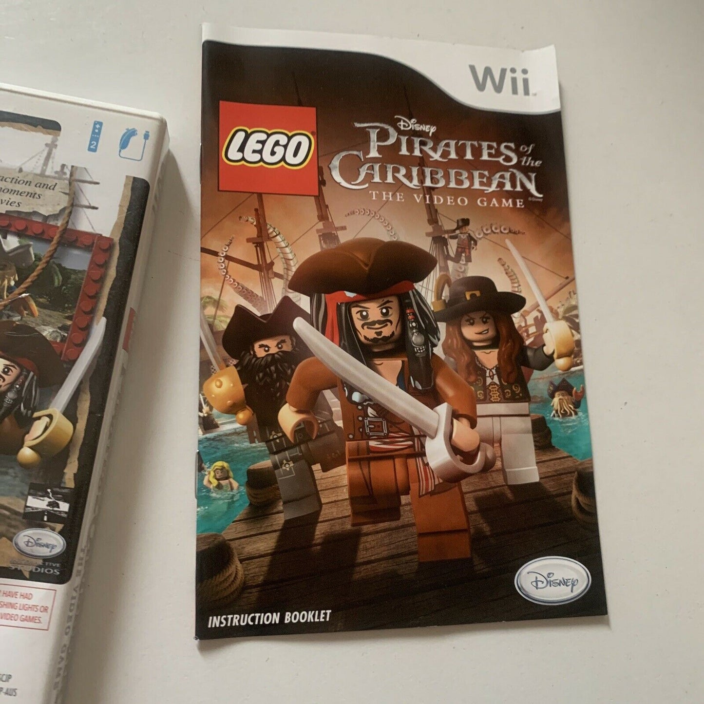 Lego Pirates Of The Caribbean Nintendo Wii Game Complete With Manual PAL