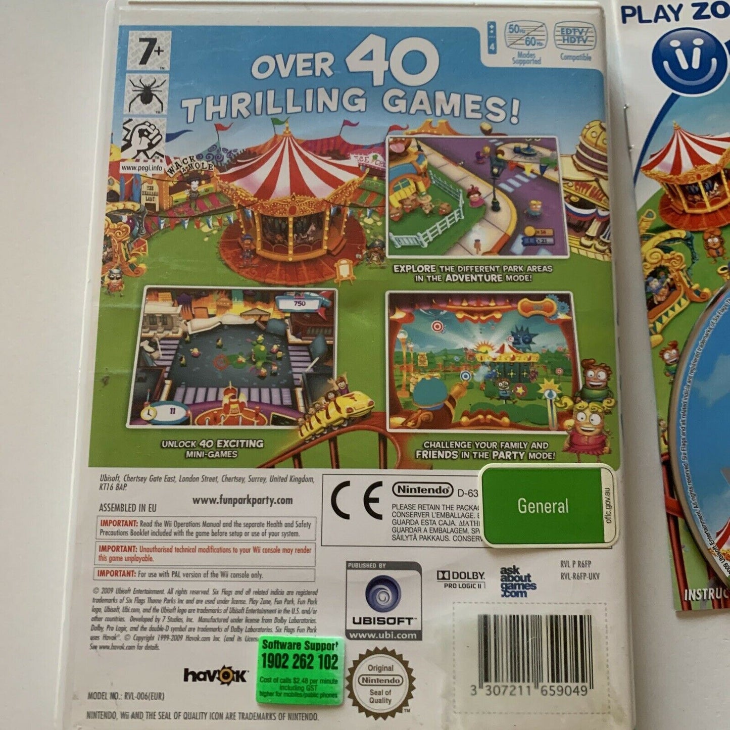 Fun Park Party - Nintendo Wii With Manual PAL