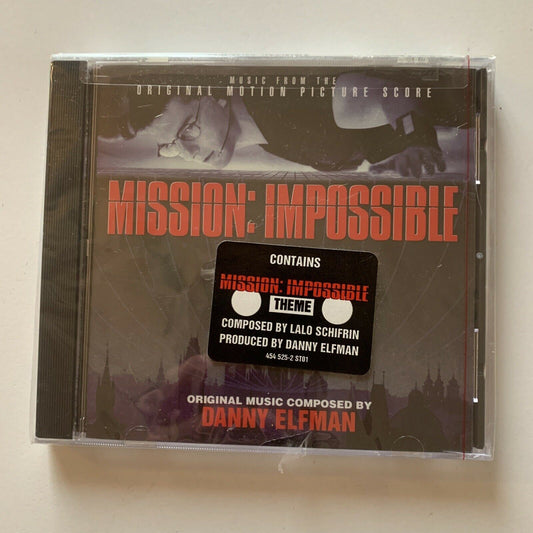 *New Sealed* Mission Impossible by Original Soundtrack, Danny Elfman (CD, 1996)