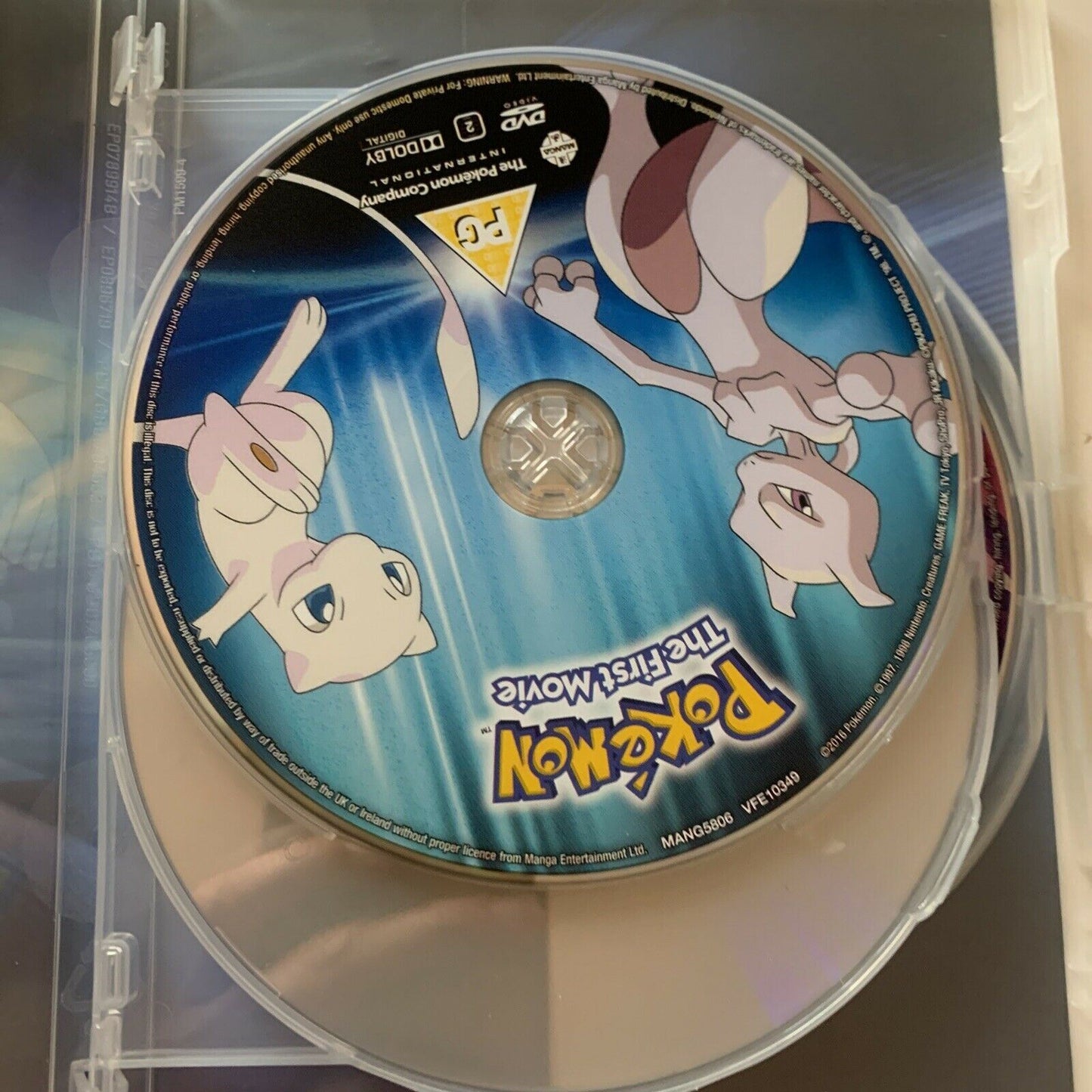 Pokemon Movie Collection The First Movie / Pokemon 2000 / Pokemon 3 DVD Region 2