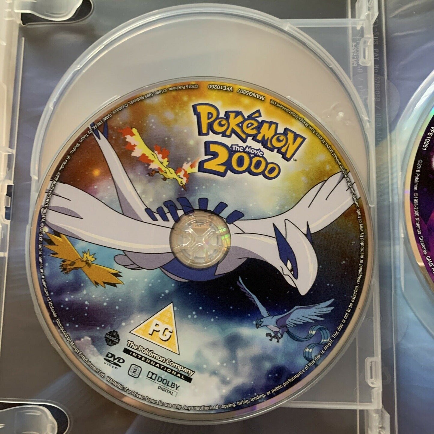 Pokemon Movie Collection The First Movie / Pokemon 2000 / Pokemon 3 DVD Region 2