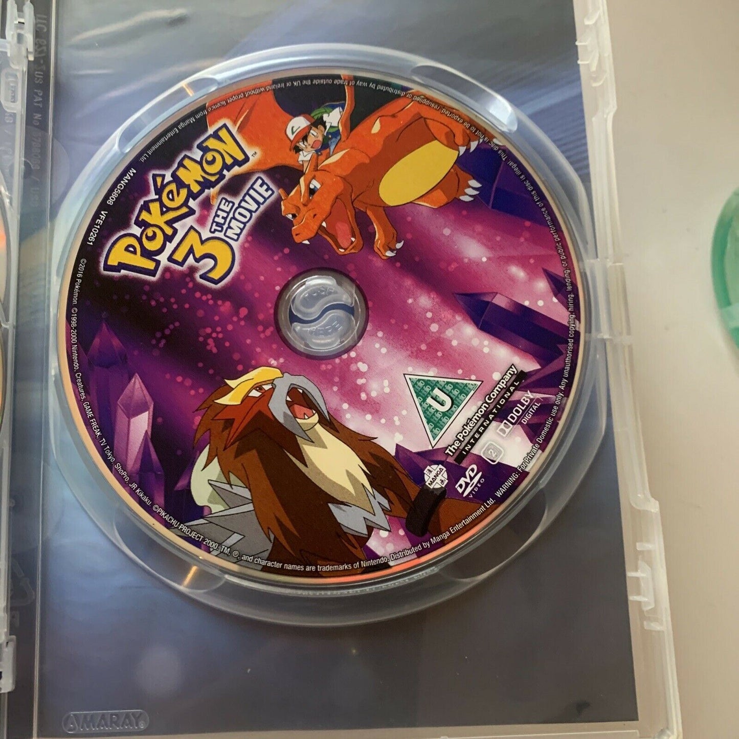 Pokemon Movie Collection The First Movie / Pokemon 2000 / Pokemon 3 DVD Region 2