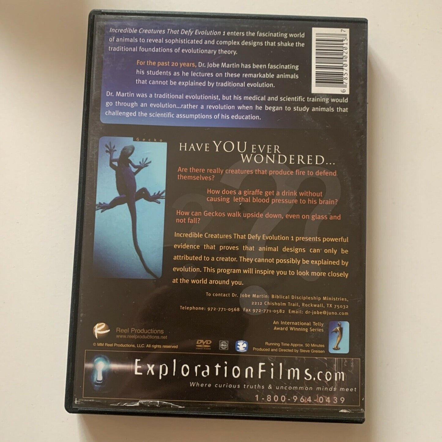 Incredible Creatures That Defy Evolution I - With Dr Jobe Martin (DVD, 2000)