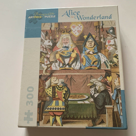 *New Sealed* Alice In Wonderland Jigsaw Puzzle 300pc - Pomegranate Art Piece