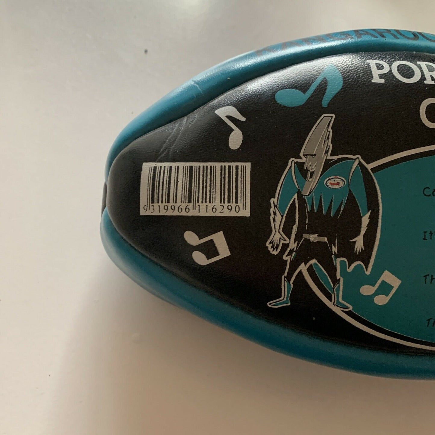 Official AFL Port Adelaide Power Club Song Football - PVC Ball