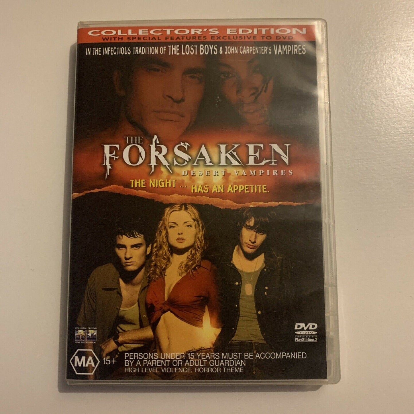 The Forsaken (DVD, 2005) Kerr Smith, Izabella Miko, Johnathon Schaech Region 4&2