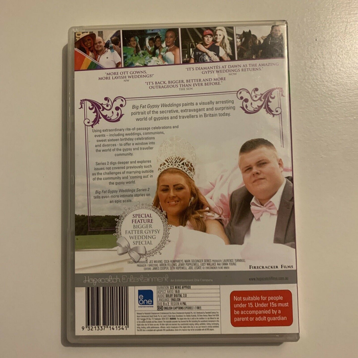 Big Fat Gypsy Weddings : Series 2 (DVD, 2012, 2-Disc) Paddy Doherty. Region 4