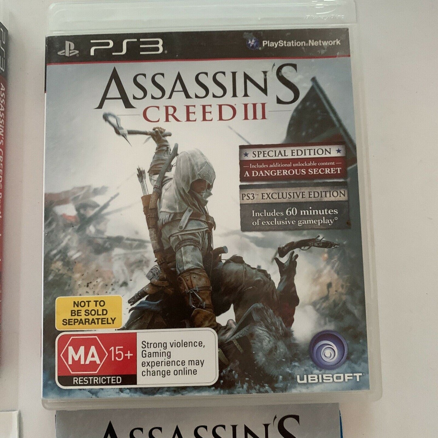 Assassin's Creed Brotherhood & Creed III - PlayStation 3 PS3 With Manual