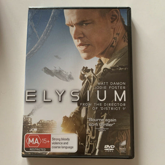 *New Sealed* Elysium (DVD, 2013) Matt Damon Region 4&2