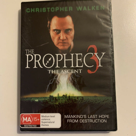 *New Sealed* The Prophecy 3 - The Ascent (DVD, 2000) Christopher Walken Region 4