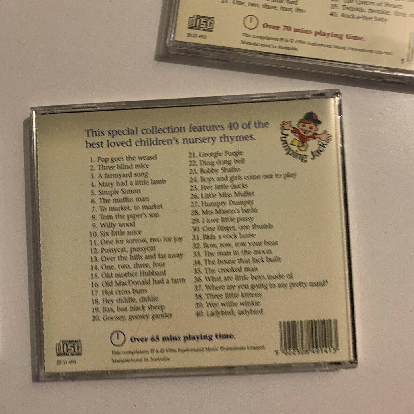 100 Favourite Nursery Rhymes & Songs (CD, 1996, 3-Disc)