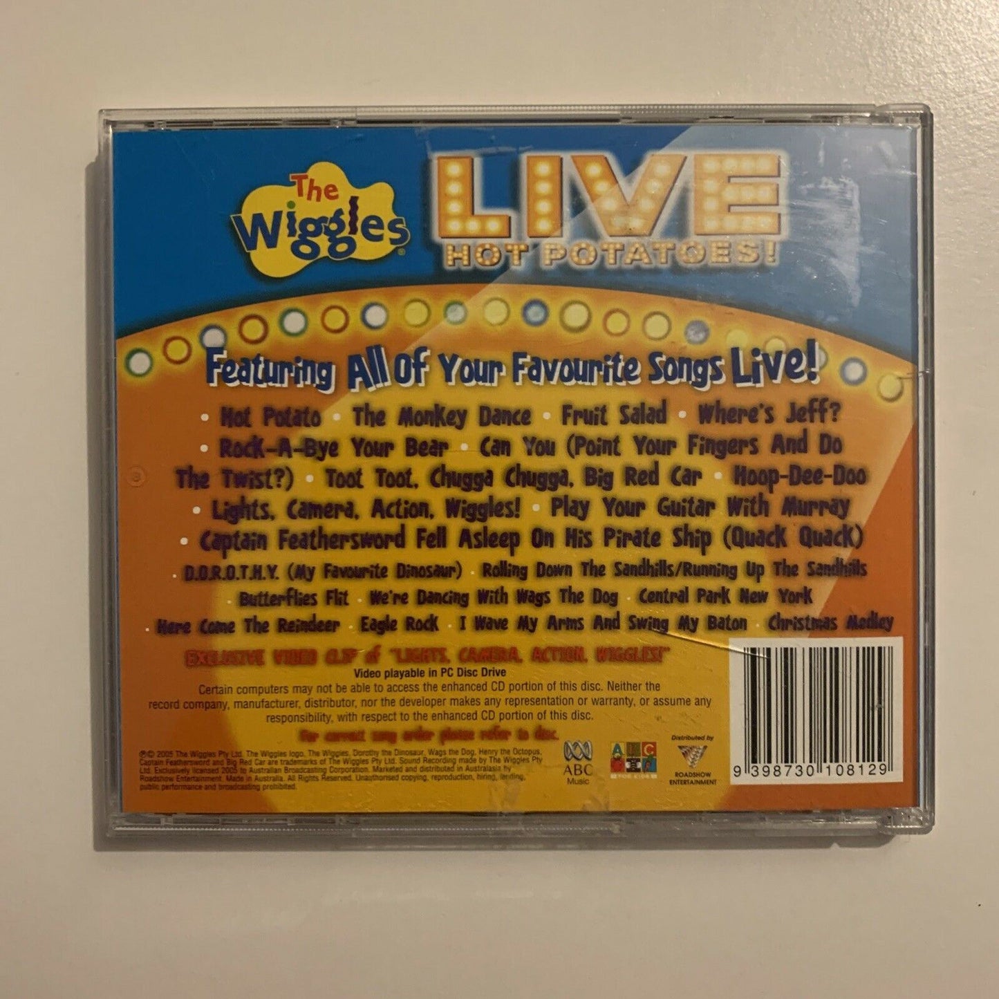 Live Hot Potatoes by The Wiggles (CD, Mar-2005, ABC Music)