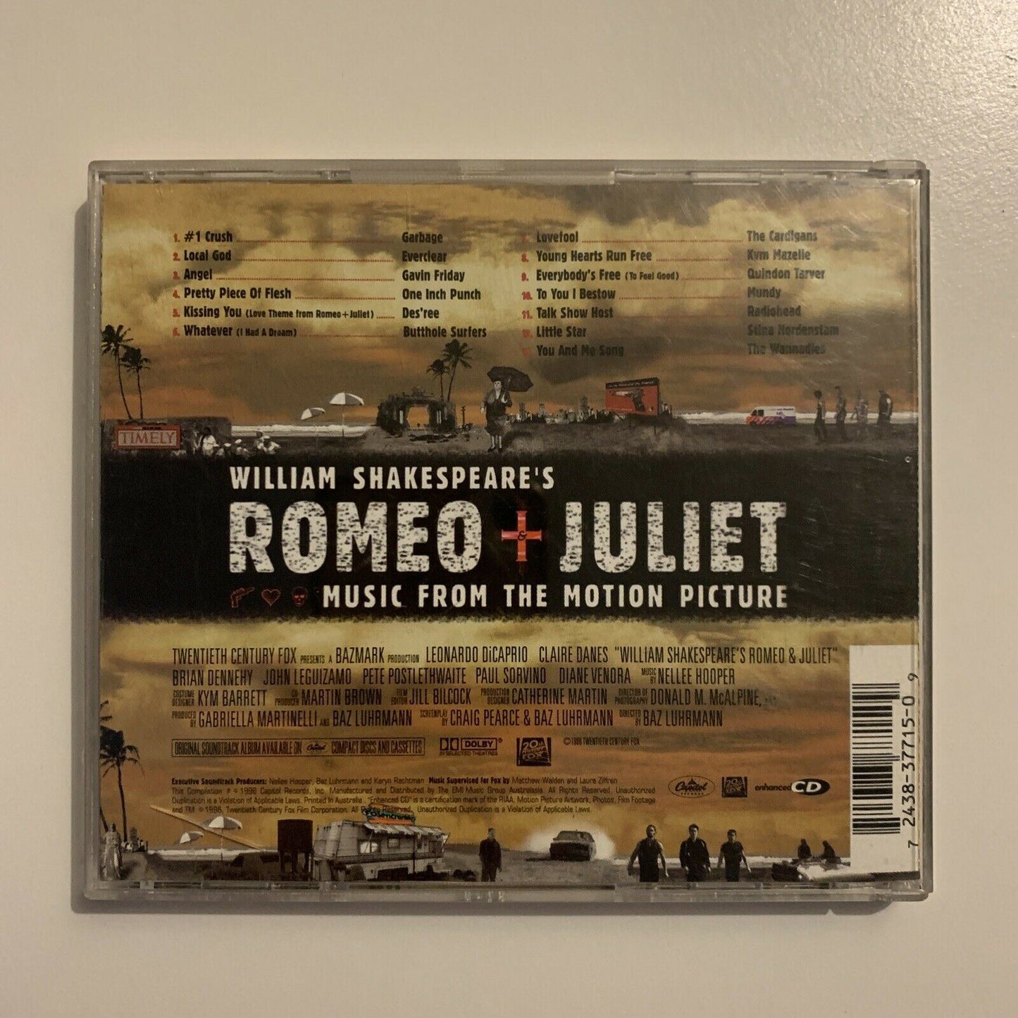 Romeo + Juliet by Original Movie Soundtrack (CD, Mar-1997, EMI Music)