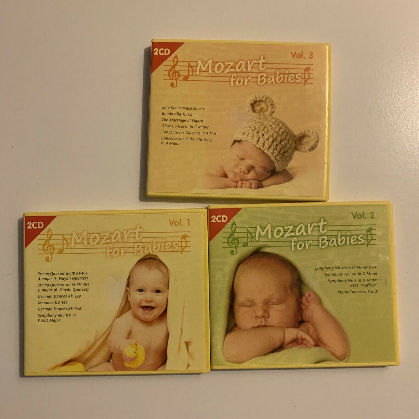 Mozart For Babies - Vol 1,2 & 3 (CD, 2010, 6-Disc)