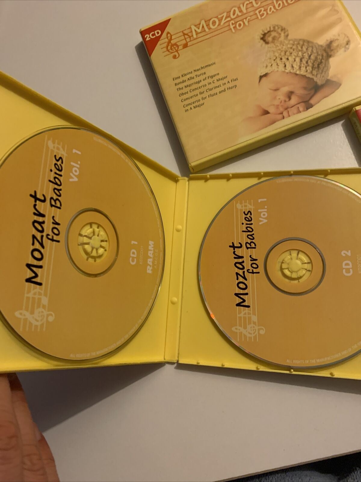 Mozart For Babies - Vol 1,2 & 3 (CD, 2010, 6-Disc)