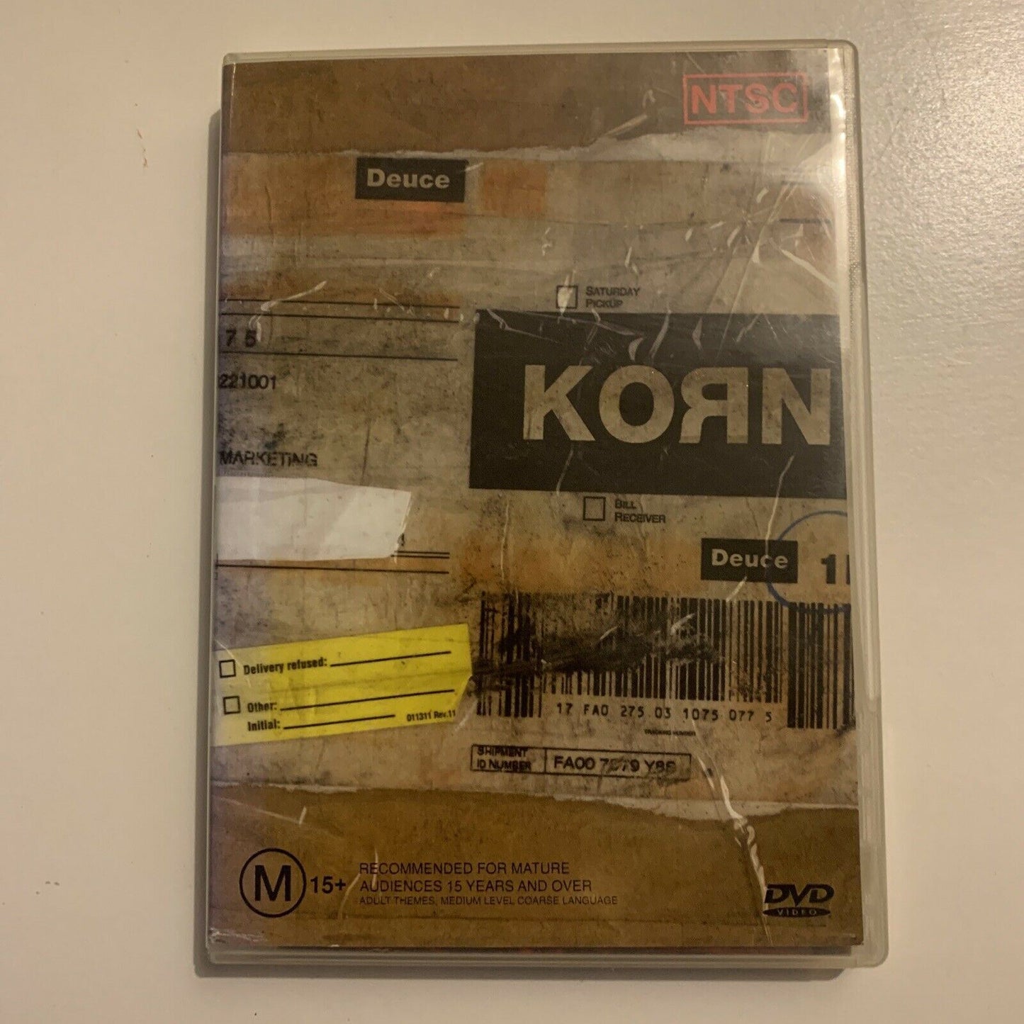 Korn - Deuce (DVD, 2002) Music Videos and Documentary. Region 4&1