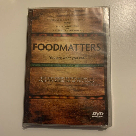 *New Sealed* Food Matters - You Are What You Eat (DVD, 2008) All Regions