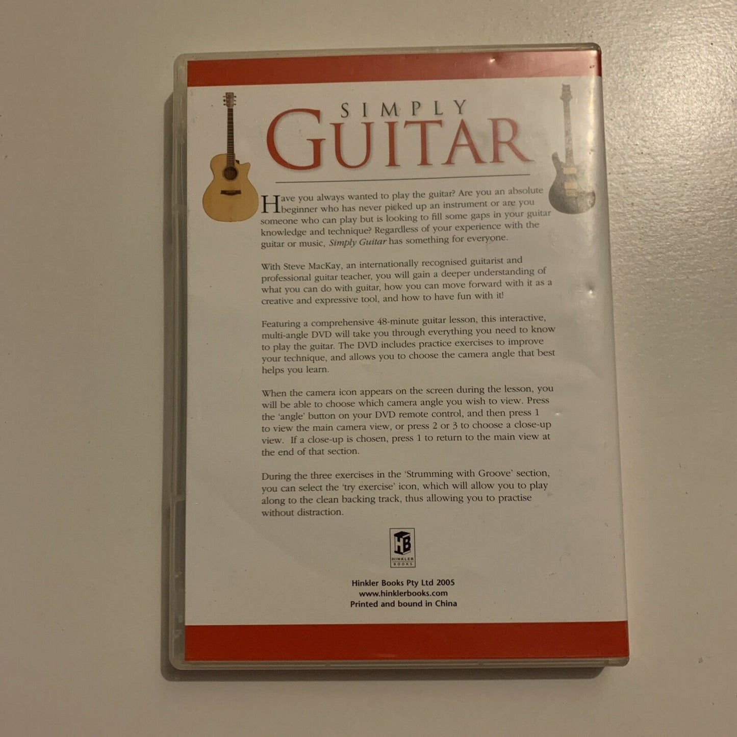 Simply Guitar (DVD, 2005) All Regions