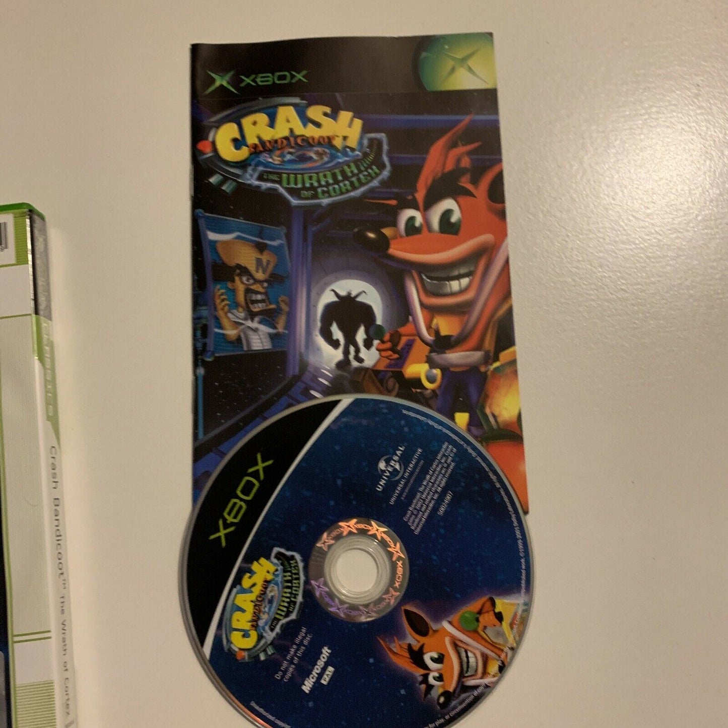 Crash Bandicoot: The Wrath of Cortex - Microsoft XBOX Original With Manual PAL