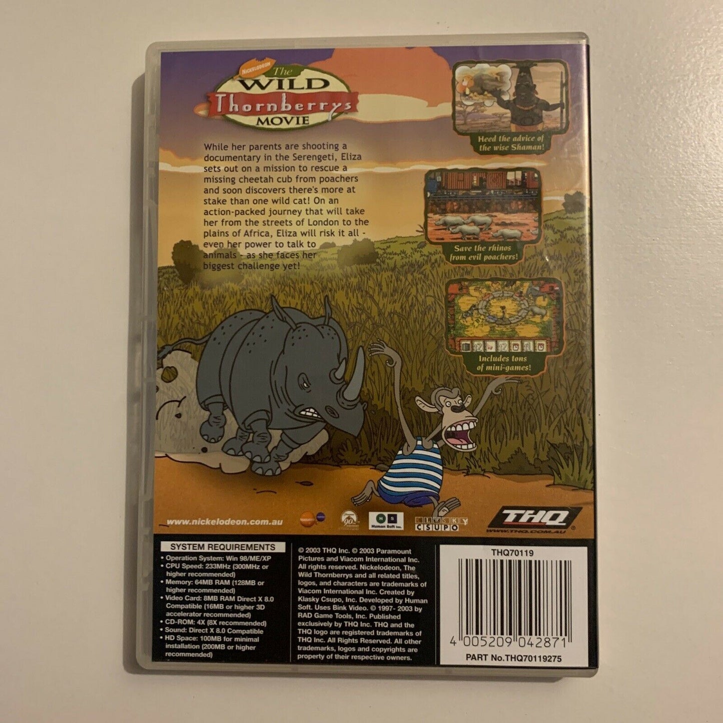 The Wild Thornberrys Movie PC CD-ROM Video Game