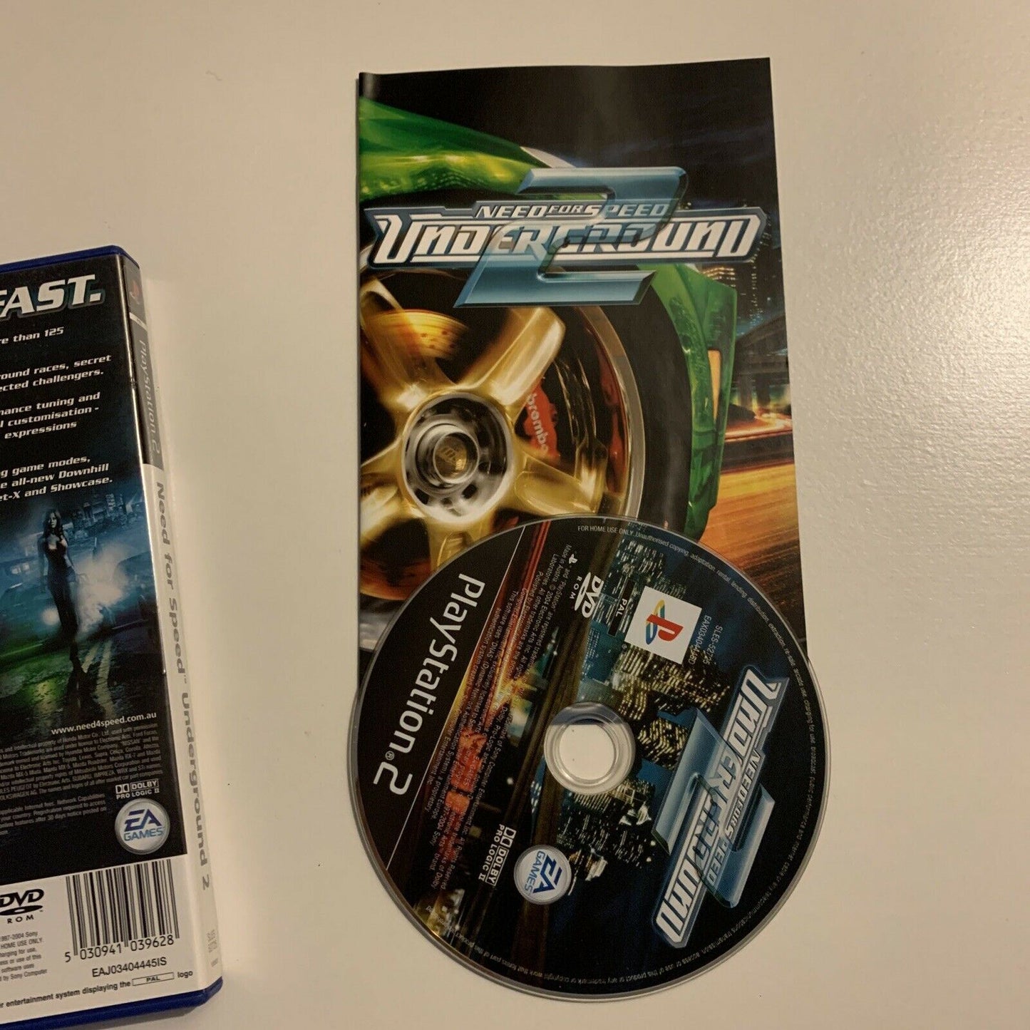 Need For Speed Underground 2 - PlayStation 2 PS2 With Manual PAL